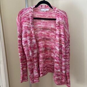 LOFT Pink Multicolor Women's Sweater